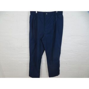 Vintage Tourney Gore-Tex Rain Pants Mens Large Blue Waterproof Windproof Golf